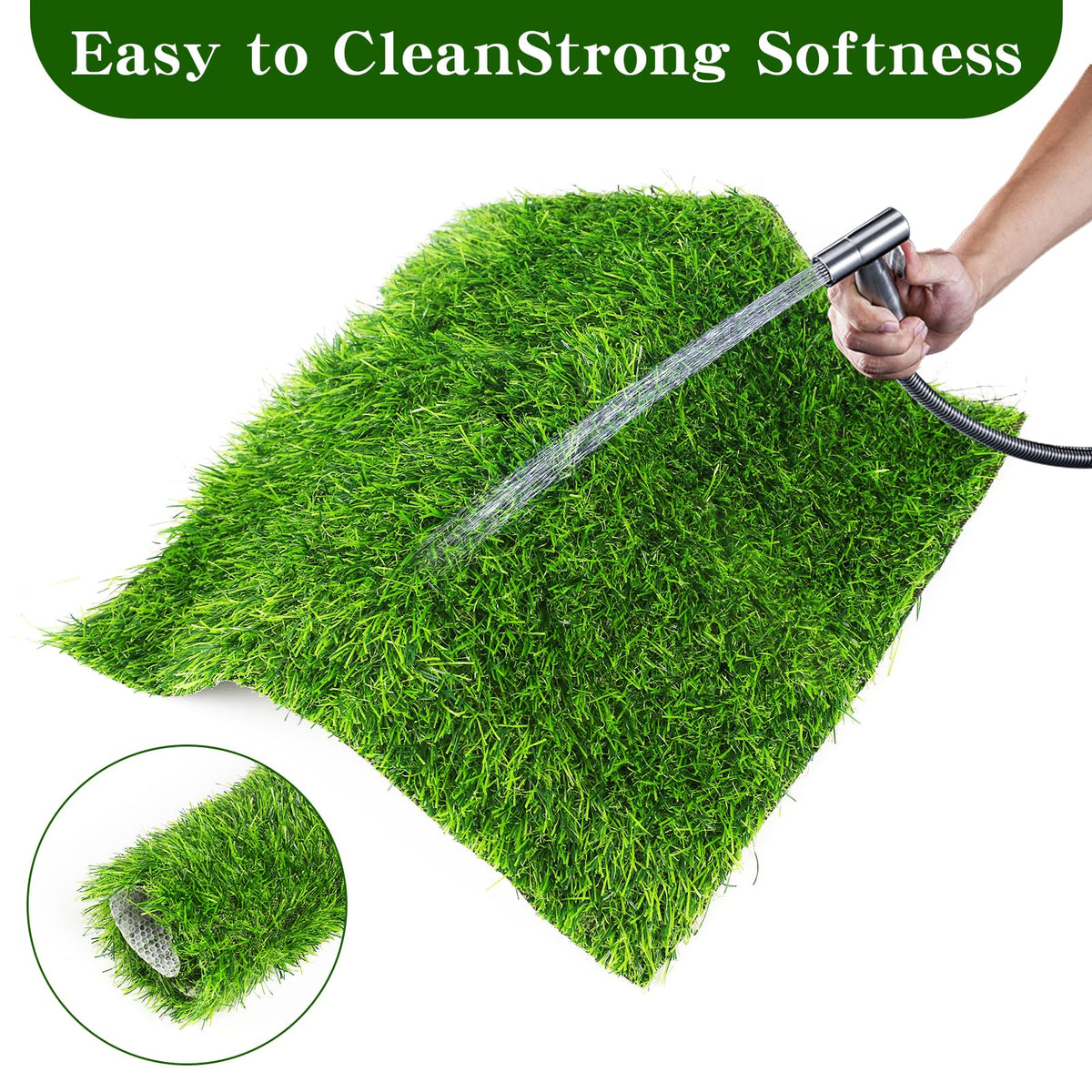 Generic nesting pads stacked to illustrate easy setup and space-saving design