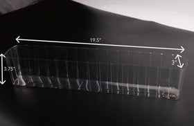 Generic clear liner close-up shows transparent material and smooth edges