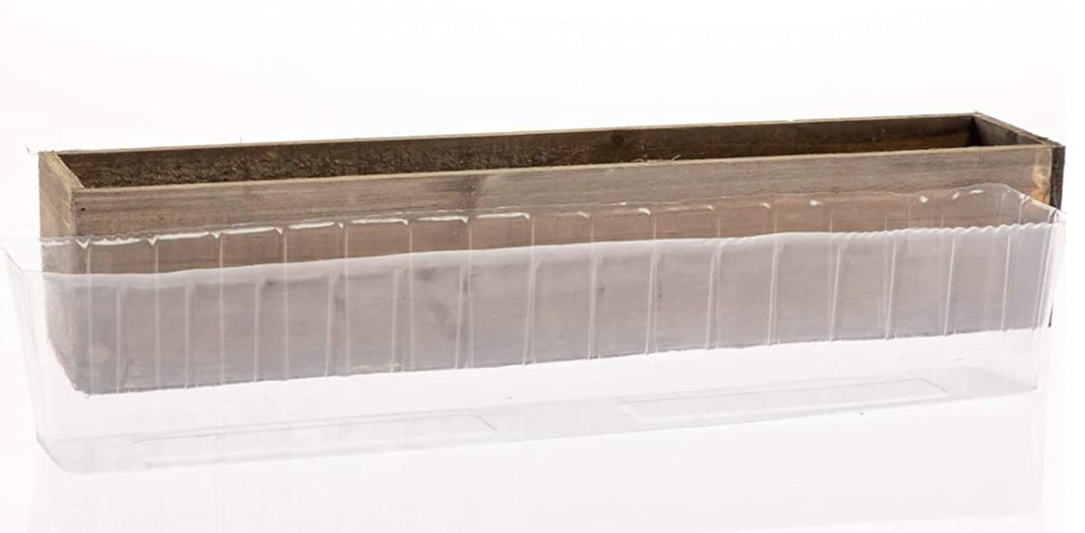 Generic 20-inch liner fits standard planters, aiding tidy moisture management