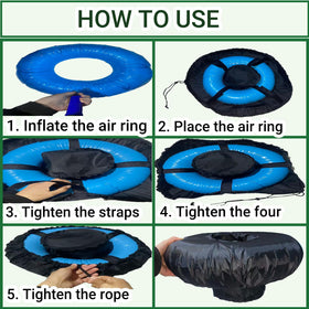 Generic pond-basket kit ships compact and easy to store