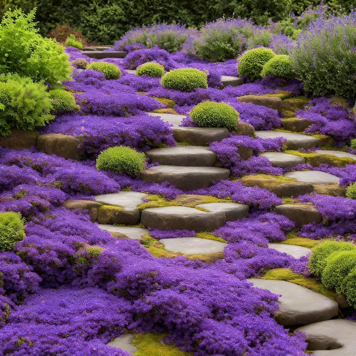 Generic Creeping Thyme Seeds bulk pack for expansive ground cover and borders.