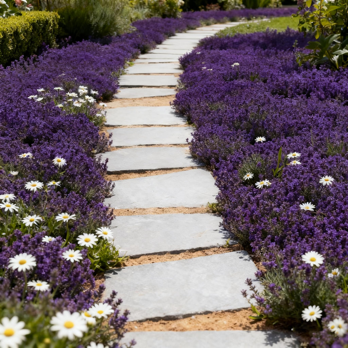 Generic Creeping Thyme Seeds ideal for pollinator-friendly borders and rock gardens.