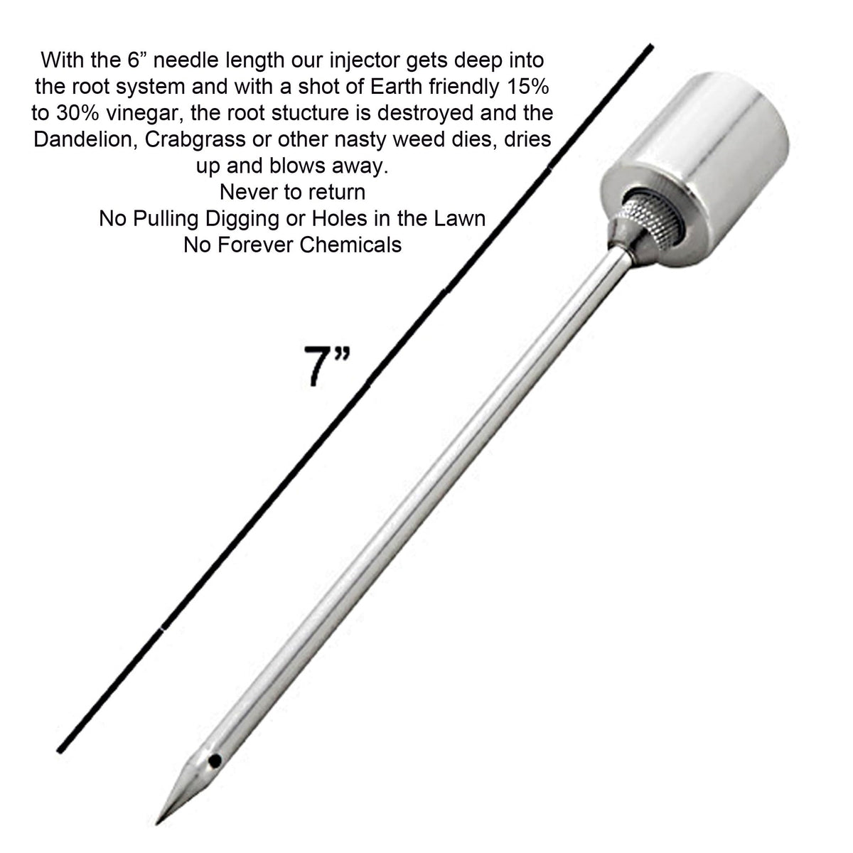 Generic Dandelion Weeder Tool used in lawn and garden settings.