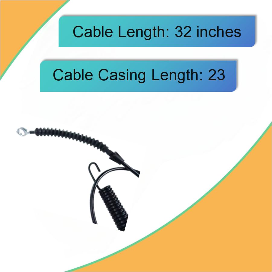 Generic 42-inch deck engagement cable compatible with LT4200 and LT4600 series.