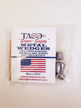 Generic Diaotec Axe Wedge Kit conical design promotes uniform wood expansion.