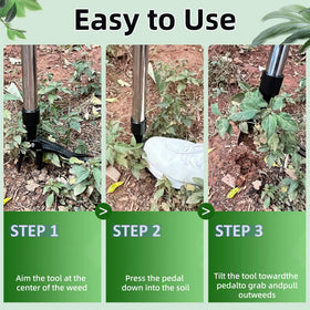 Generic disassemblable weed puller for compact storage after use