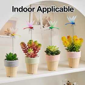 Generic Dragonfly Clip on backpack provides portable garden-inspired charm.