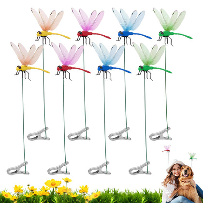 Generic Dragonfly Clip on hat adds vibrant 3D detail for outdoor decor.