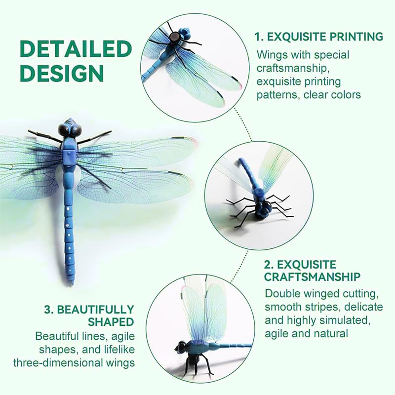 Generic dragonfly clip pest deterrent aids yard protection.