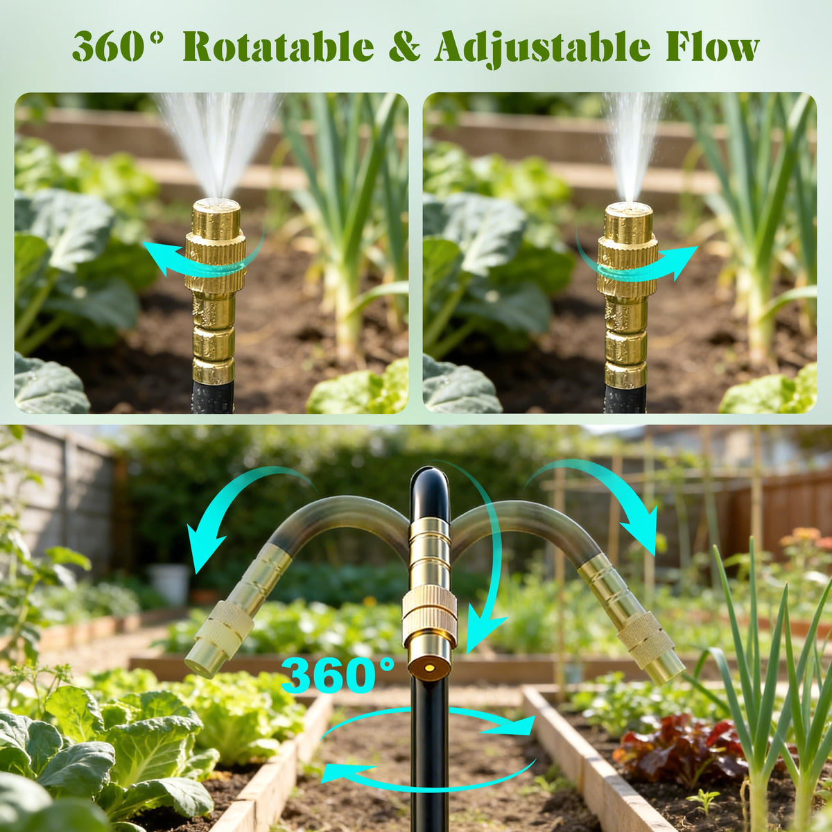 Generic drip kit enables tool-free DIY installation with quick-connect fittings