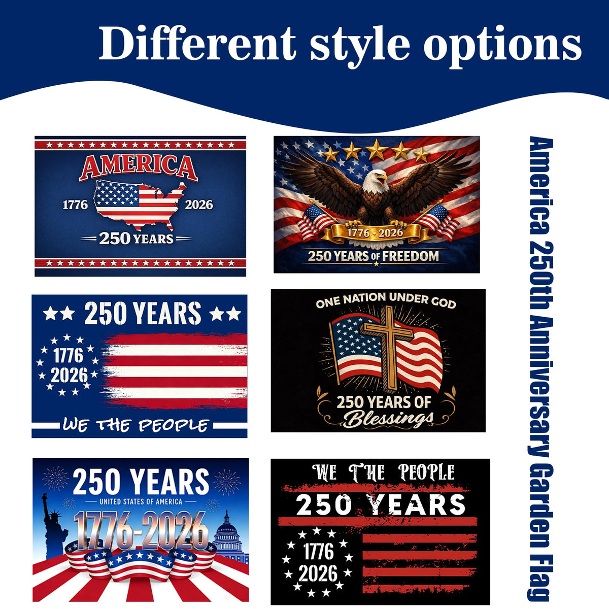 Generic durable mini flag sticks with vivid colors for reuse.