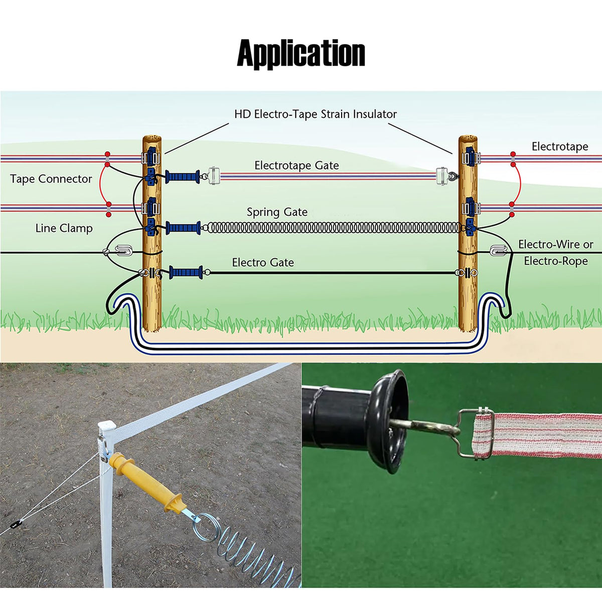 Generic galvanized buckles withstand outdoor conditions for fencing
