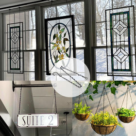 Generic multi-purpose chains support lanterns, wind chimes, and planters securely