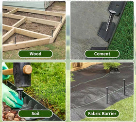 Generic 30-pack provides ample stakes for larger projects.