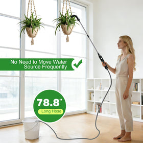 Generic electric high-reach waterer wand hose length supports indoor use