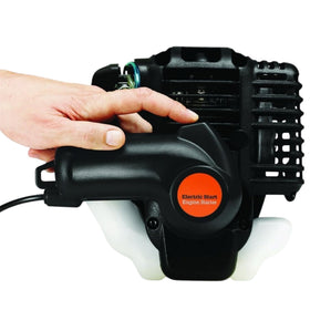 Generic Electric Start Engine Starter in use, plugged into a tool for quick start