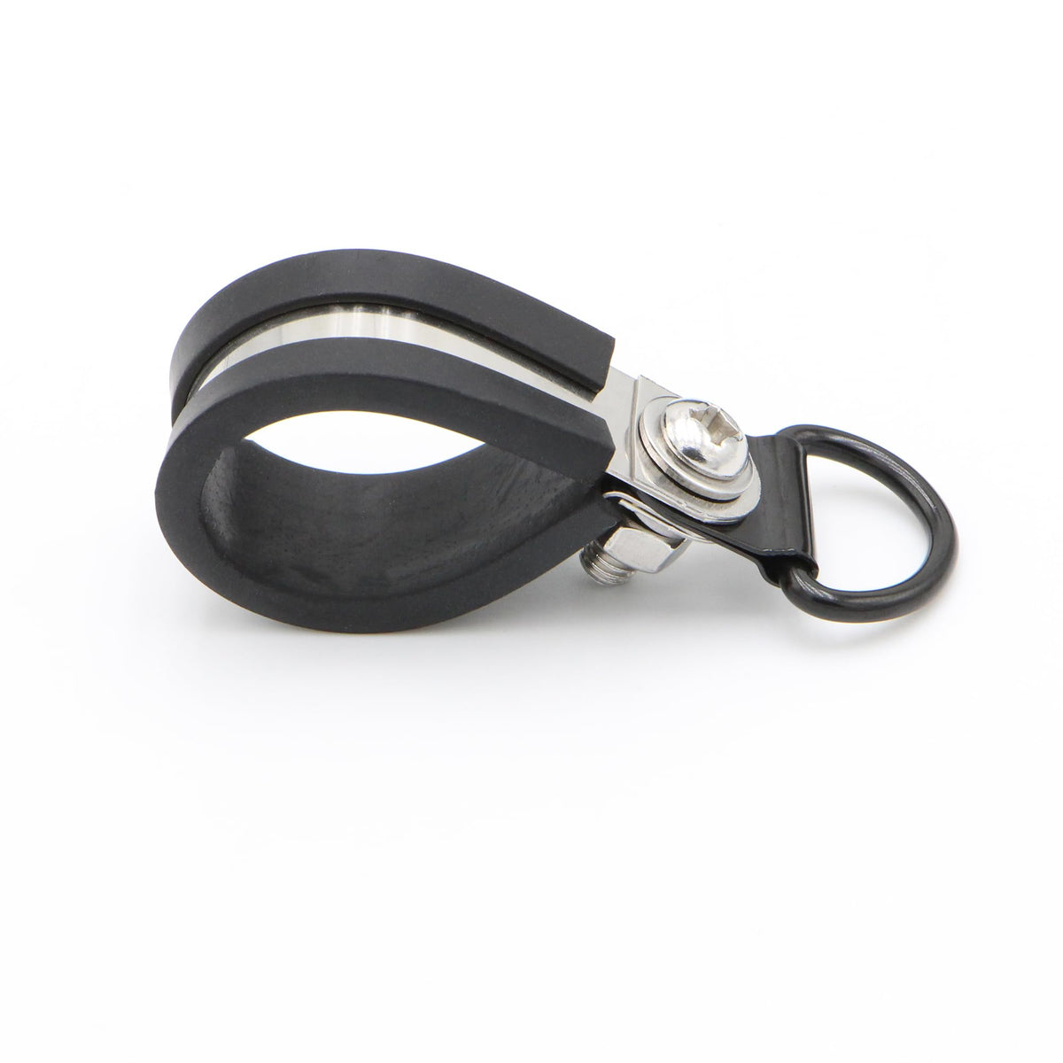 Generic ergonomic weed eater shaft clamp for universal 26mm and 28mm poles with steady grip