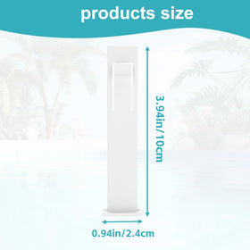 Six white extended legs kit for Betta SE skimmer kit