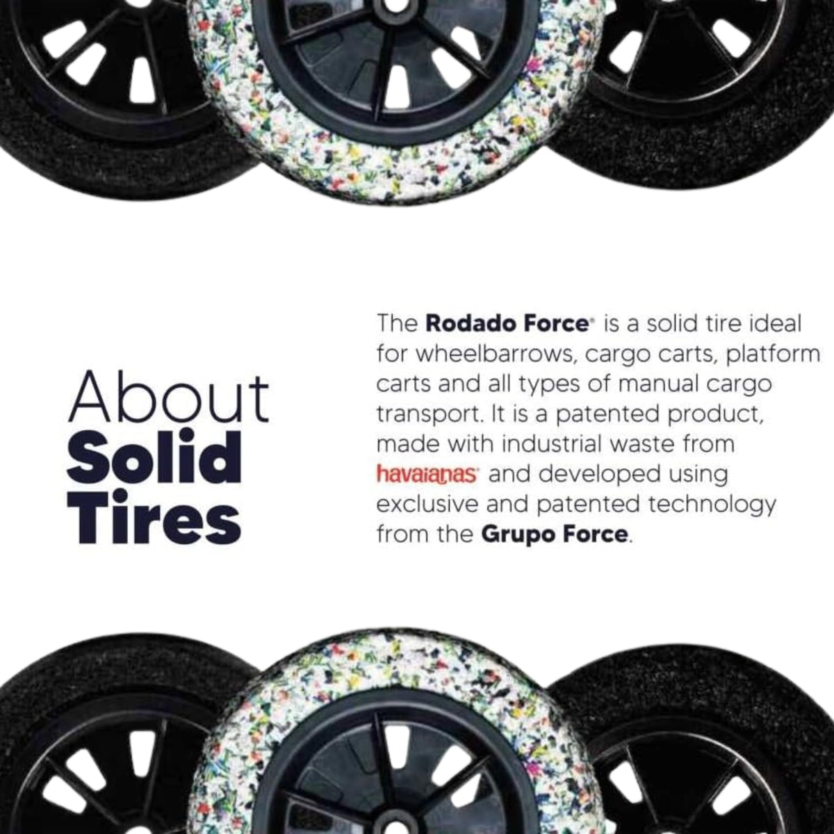 All-terrain compatible tire for outdoor projects and heavy hauls