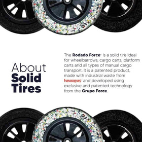 All-terrain compatible tire for outdoor projects and heavy hauls