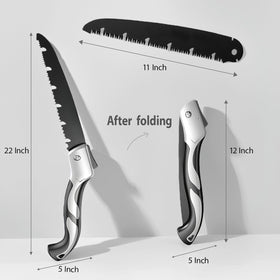 Generic folding saw showing durable, heavy‑duty construction