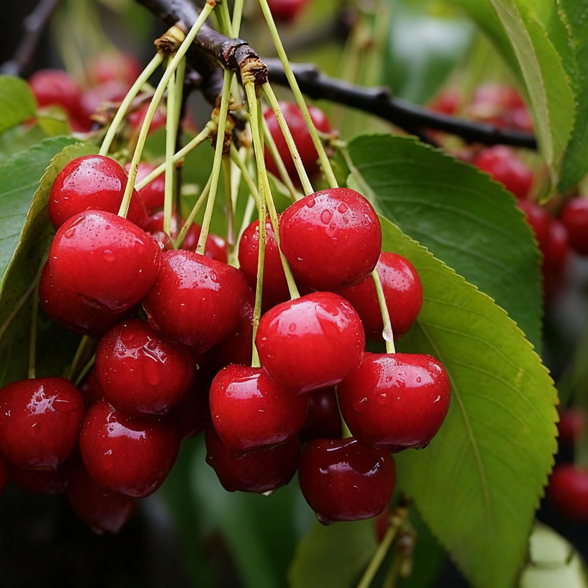 Generic fruit seed mix cherry—image shows late-spring fruiting in a patch