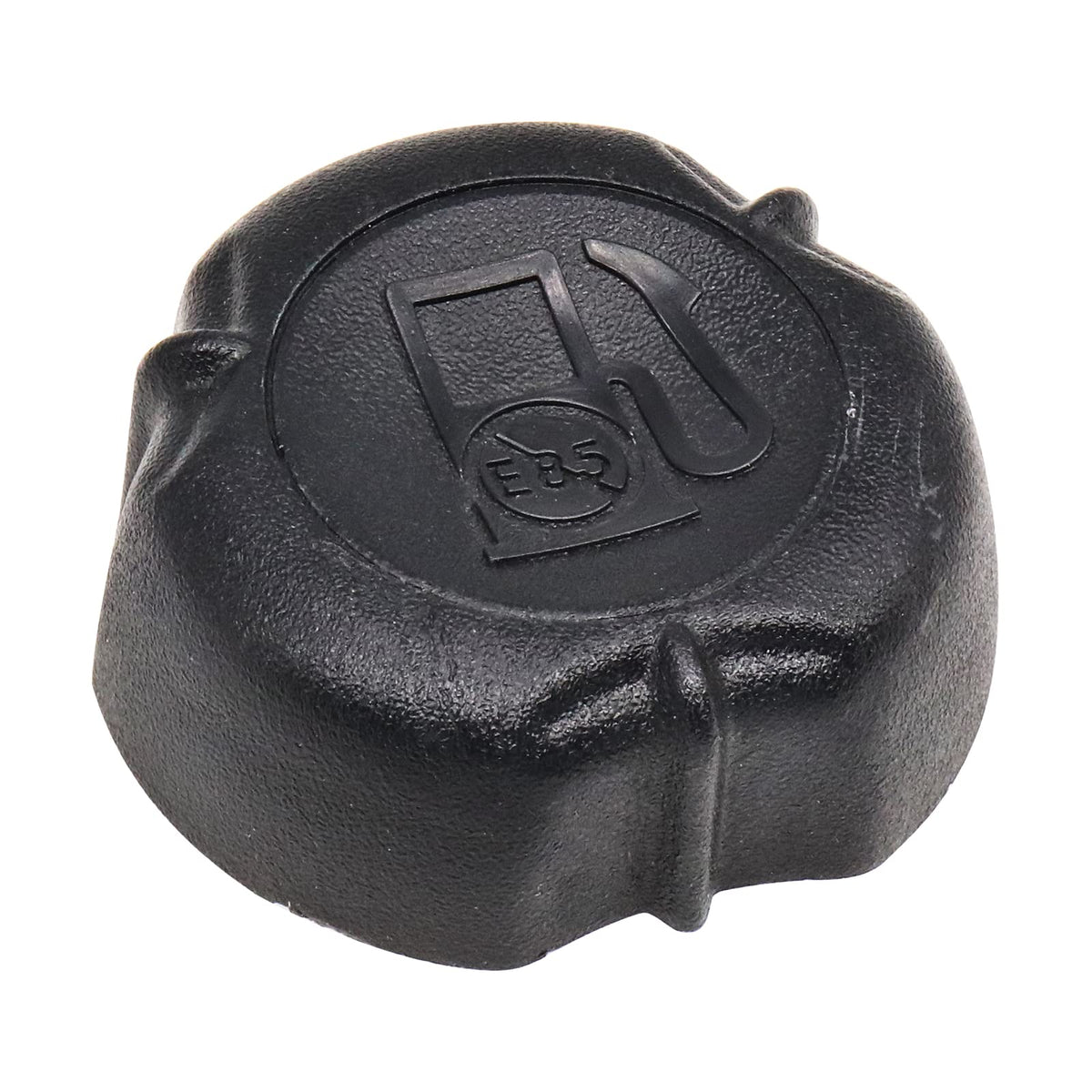 Generic fuel tank cap replacement, close-up detail, showing durable cap construction
