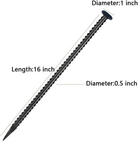 Generic galvanized steel ground anchors offer corrosion resistance for long-term projects.
