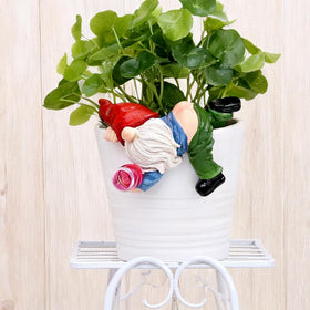 Generic garden gnome ornament suitable for fences and terraces.