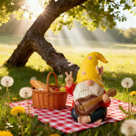 Generic Garden Gnome Gift for Garden Lovers brightens patios and balconies.