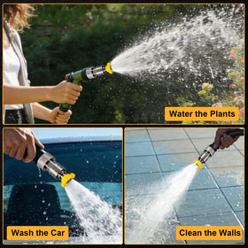 Generic Garden Hose to Mini Power Washer Adapter showcases 3/4 GHT to 1/4 inch compatibility.