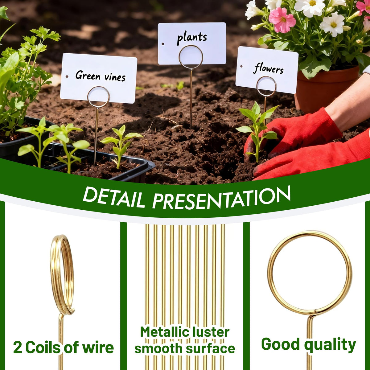 Generic Garden Markers oil-based marker for long-lasting writing on labels.