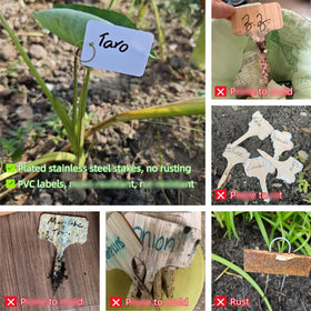Generic Garden Markers weather-resistant labels stay legible through seasons.