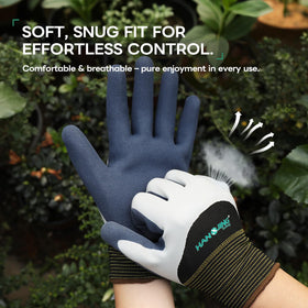 Generic Gardening Gloves flexible latex fit keep hands comfortable during long gardening tasks.