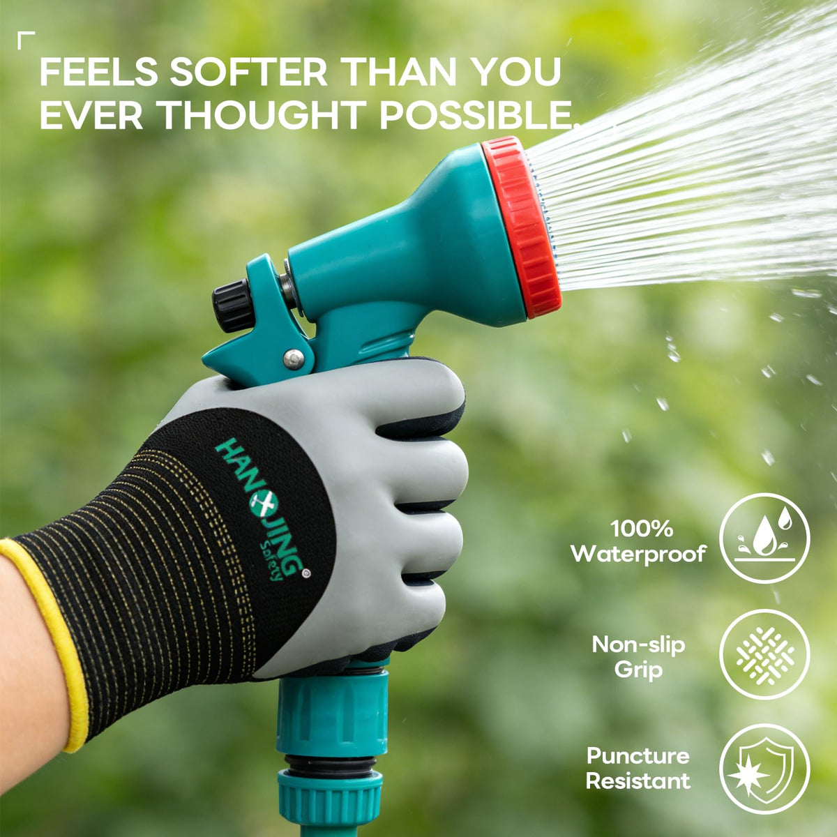 Generic Gardening Gloves grey-white stylish look combines fashion with durable protection.