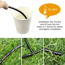 Generic Gardrip barbed end plug seals tubing and reduces leaks in irrigation
