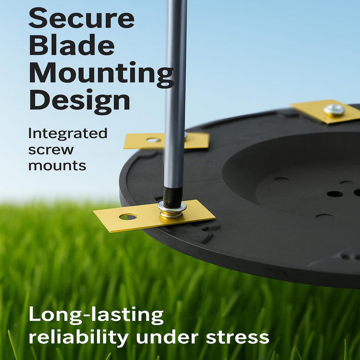 GF-PP 6-blade disc compatible with Mammotion LUBA 1 and 2 AWD.