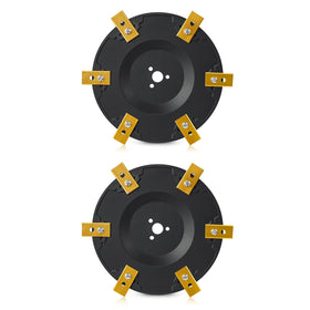 Generic GF-PP 6-blade cutting disc front view, balanced for smoother cuts on LUBA.