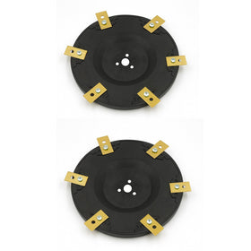 GF-PP 6-blade disc in action delivering an even cut.