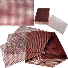 Generic grill cleaning screens pre treated with aluminum oxide for tough stains