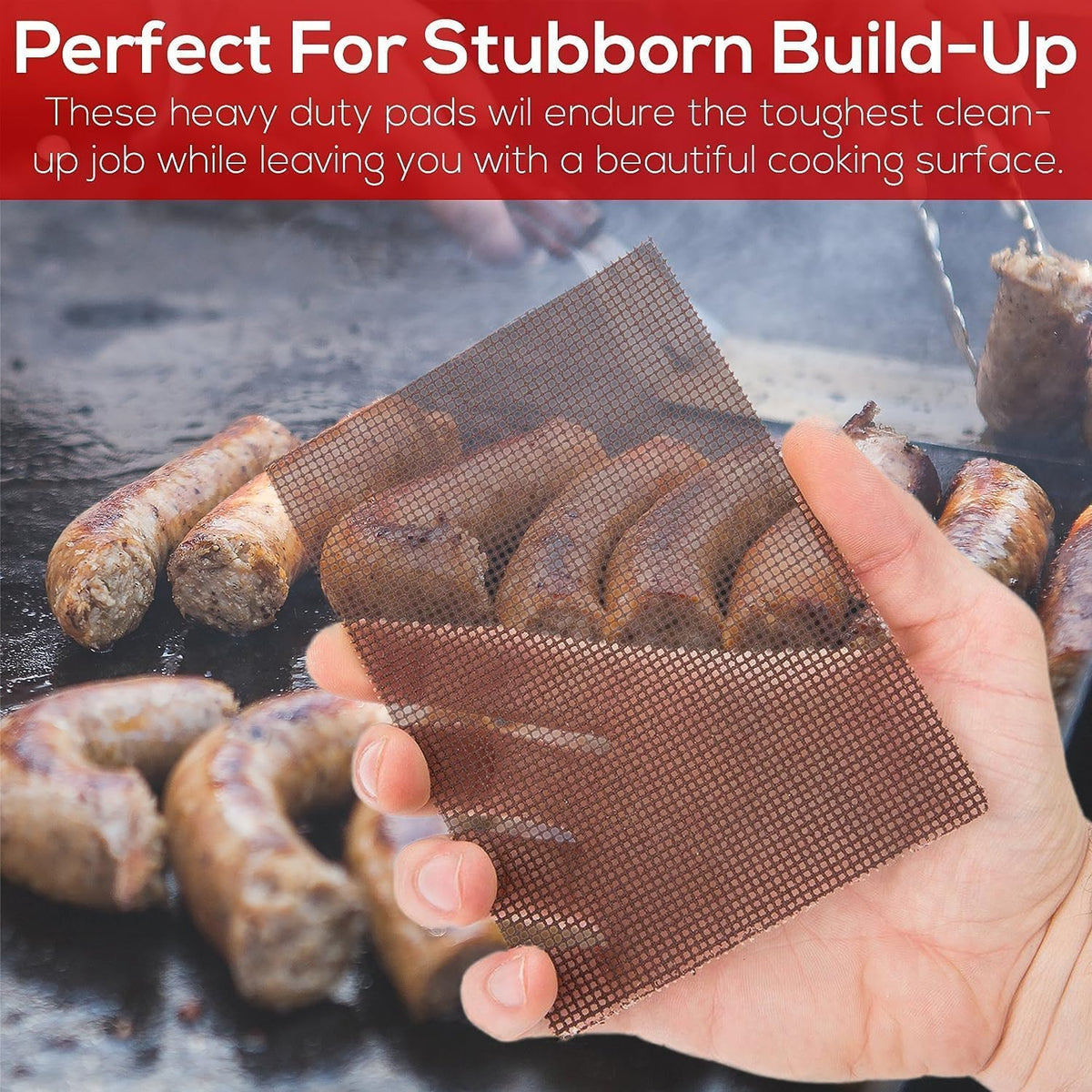 Generic grill screens are reusable and washable for long-lasting kitchen cleanup