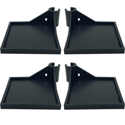 Generic Grow Tent Corner Shelf assembly view saves corner space for gear