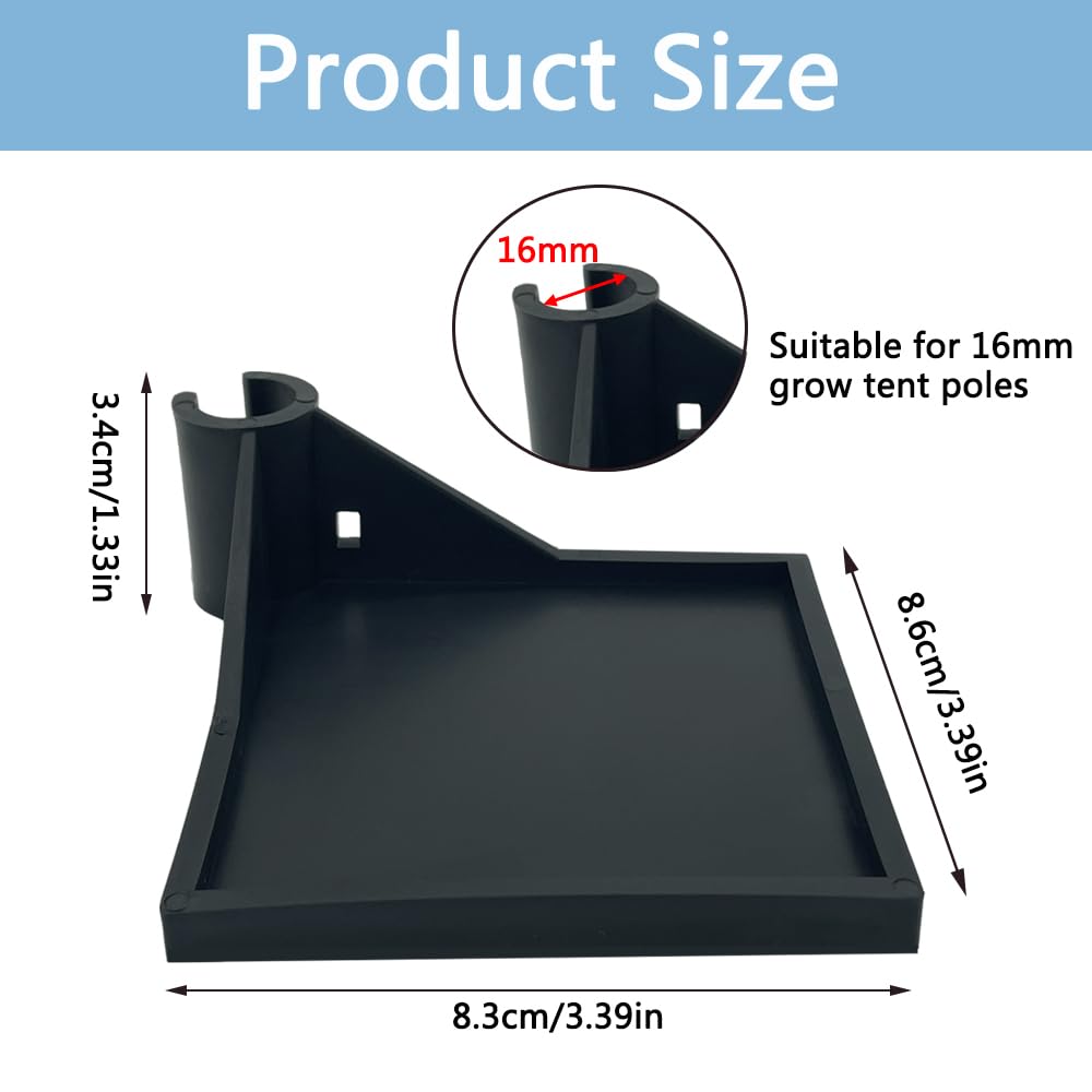 Generic Grow Tent Corner Shelf camera setup inside grow tent