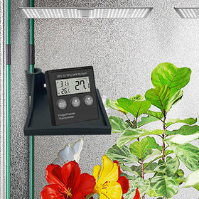 Generic Grow Tent Corner Shelf installation on 16 mm pole for easy setup
