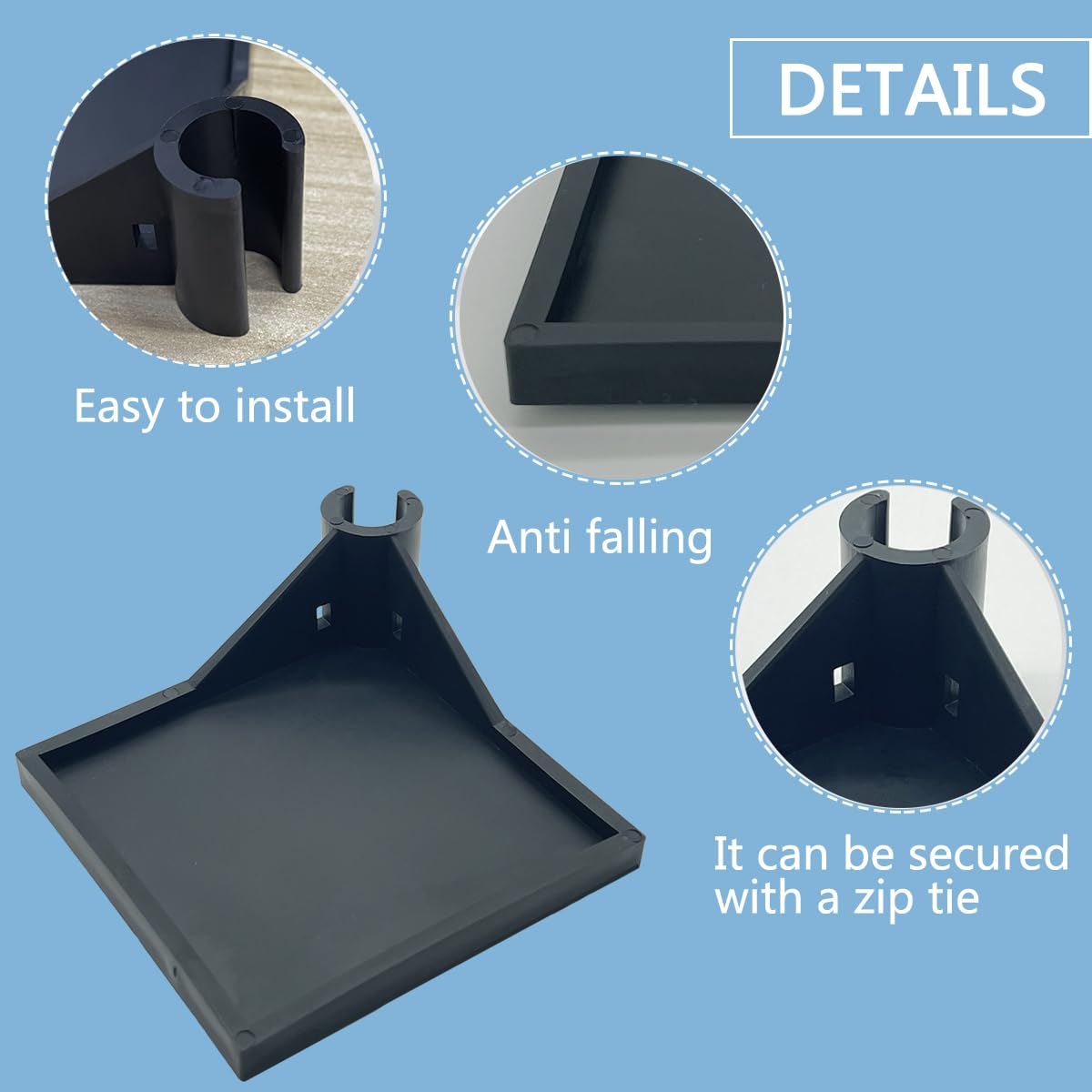 Generic Grow Tent Corner Shelf used as plant stand for small pots