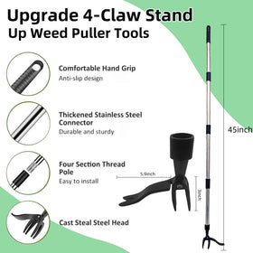 Generic heavy-duty weeder with steel head tackles stubborn weeds