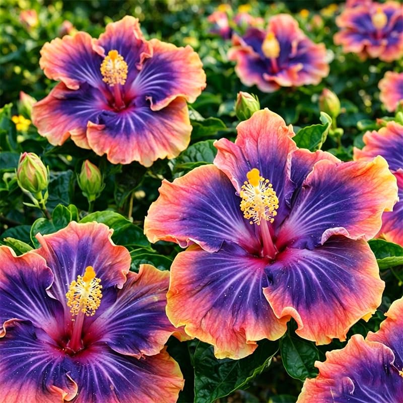Generic Hibiscus garden decoration for beds and borders.