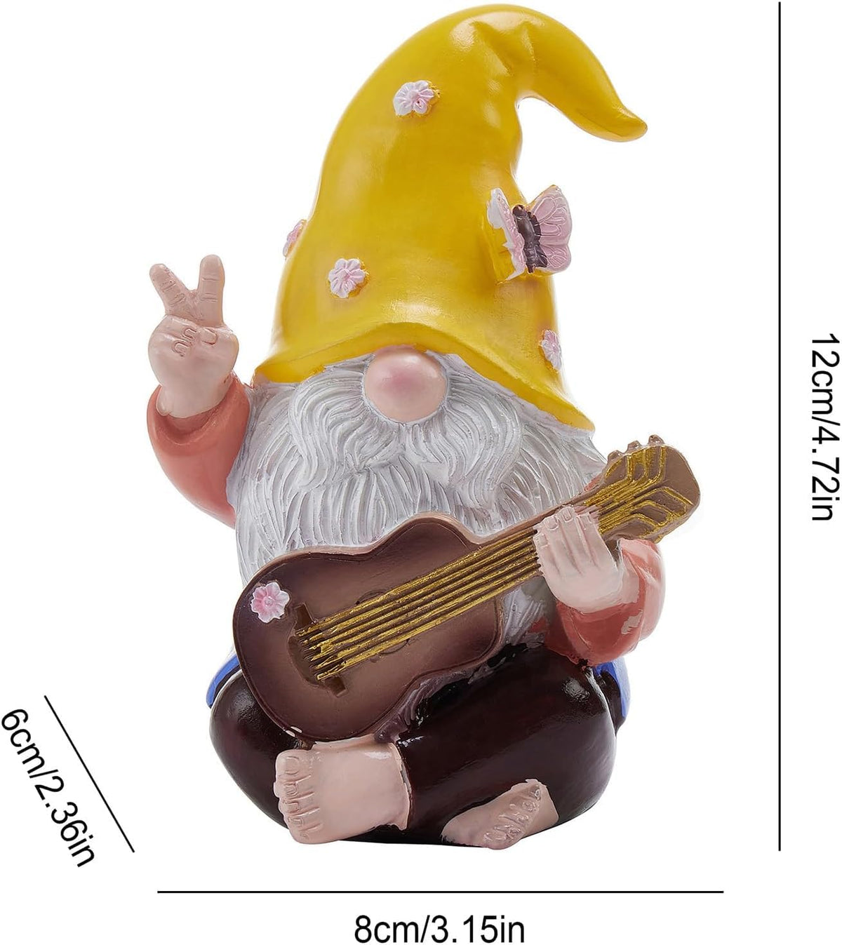 Generic Hippie Gnome decor enhances curb appeal on porches and entryways.