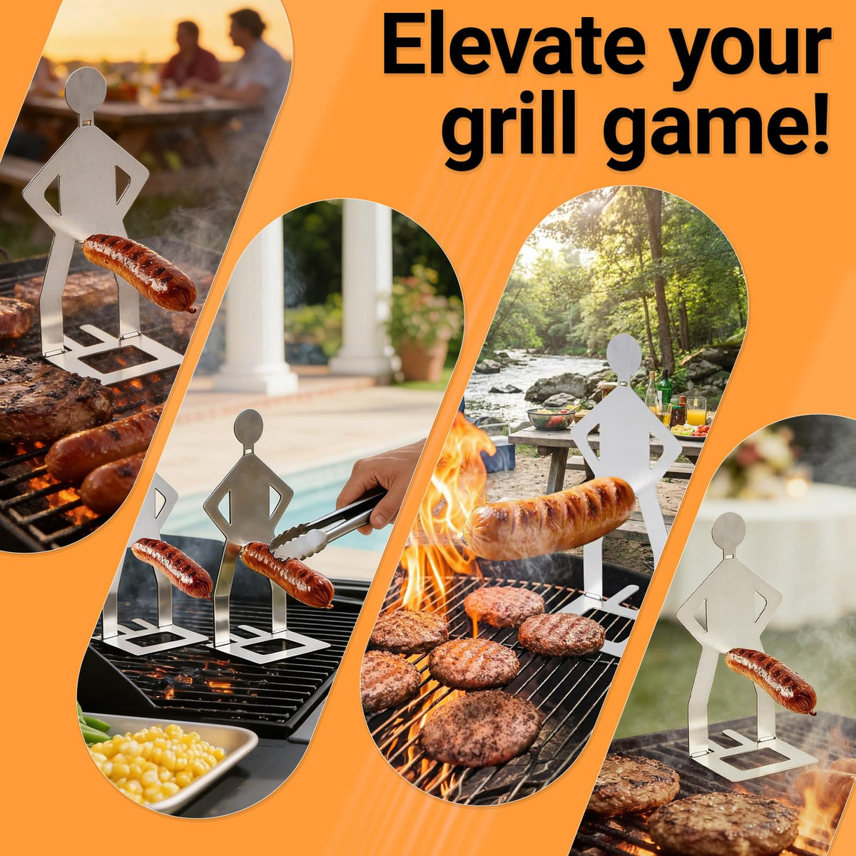 Generic hot dog holder gift idea for grill lovers and hosts.