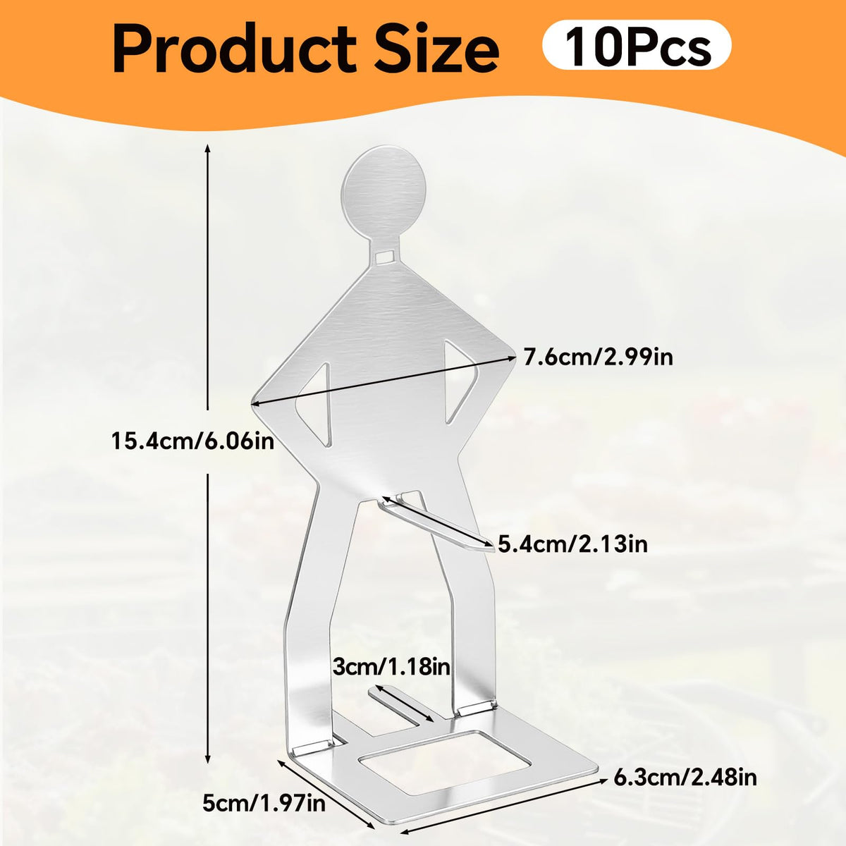 Generic hot dog holder reusable set ideal for camping and backyard BBQs.